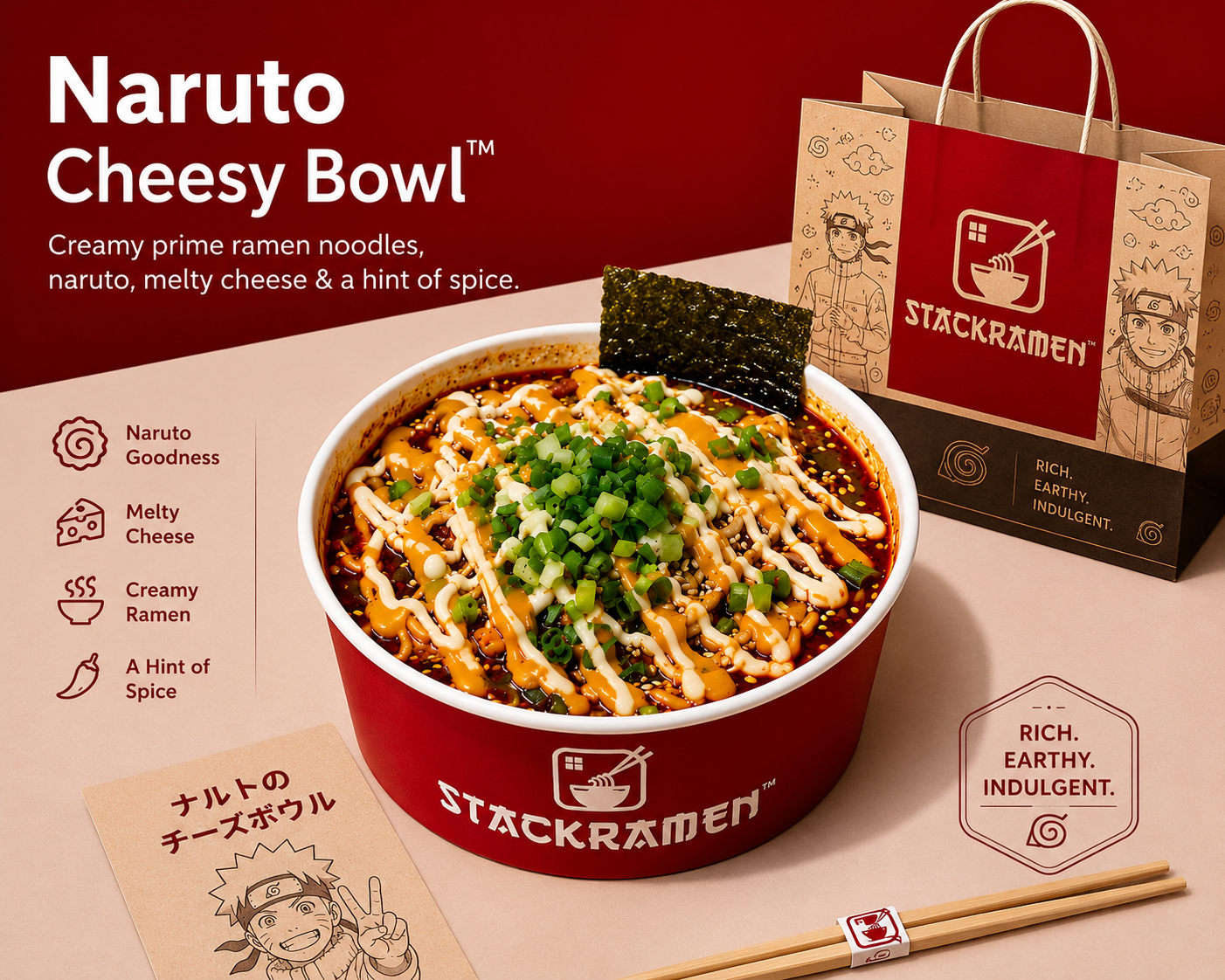Naruto cheesy bowl